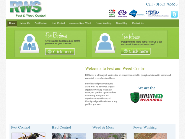 R W S Pest & Weed Control Ltd