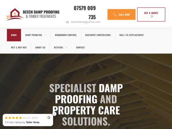 Beech Damp Proofing and Timber Treatments