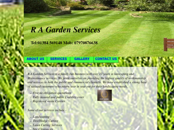 R A Garden Services