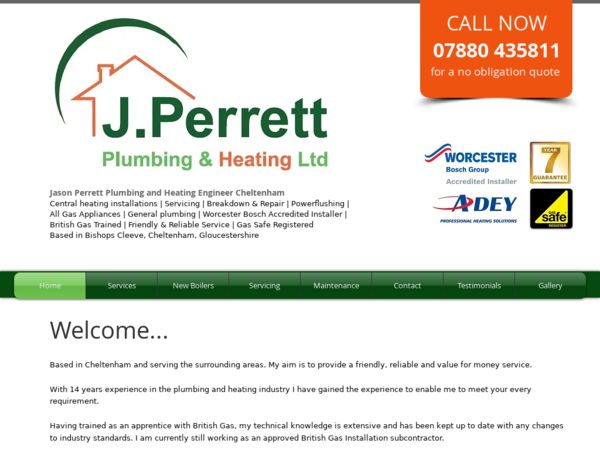 J Perrett Plumbing & Heating Ltd