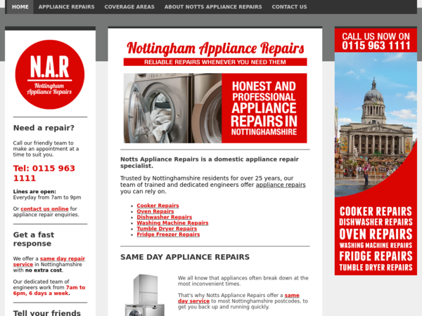 Nottingham Appliance Repairs