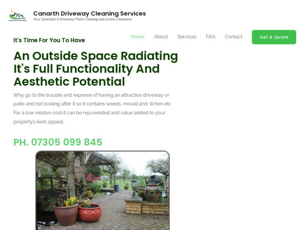 Canarth Driveway Cleaning Services