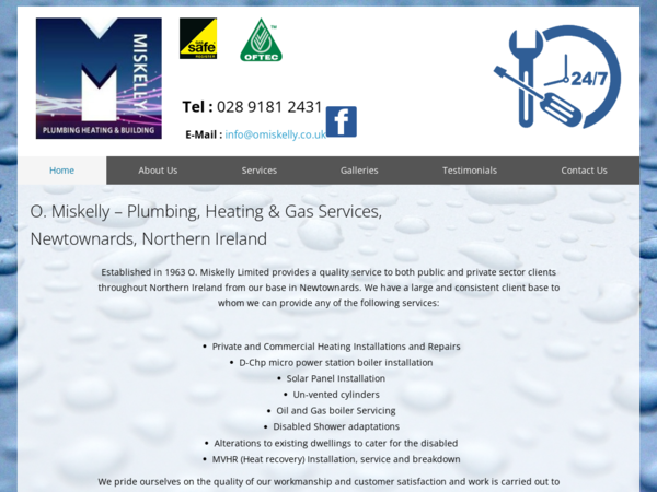 O.miskelly Ltd Plumbing & Heating