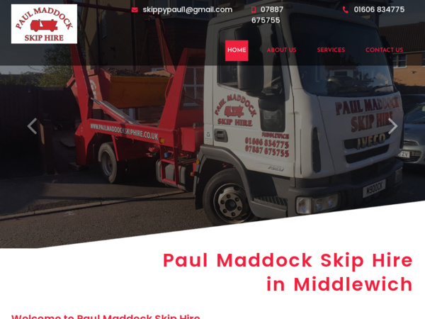 Paul Maddock Skip Hire