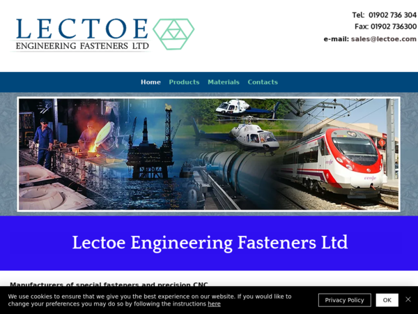 Lectoe Engineering Fastners