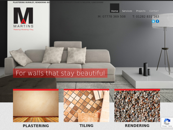 M A Martins Plastering & Dry Lining