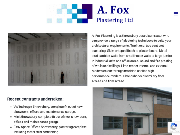 A Fox Plastering Ltd