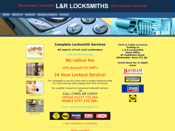 L&R Locksmiths