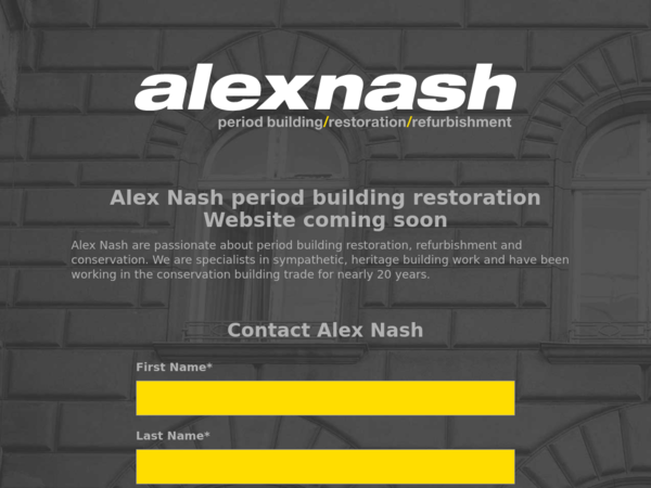 Alex Nash Period Building/Retoration/Refurbishment