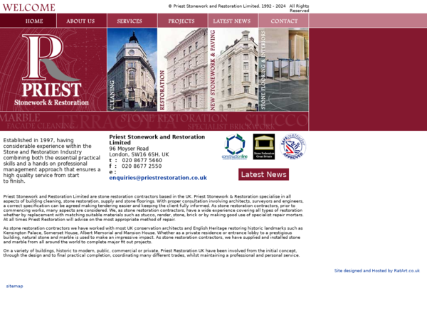 Priest Stonework and Restoration Limited