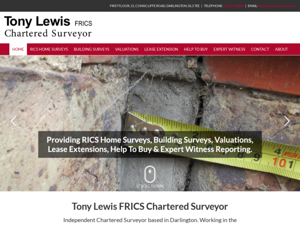 Tony Lewis Frics Chartered Surveyor