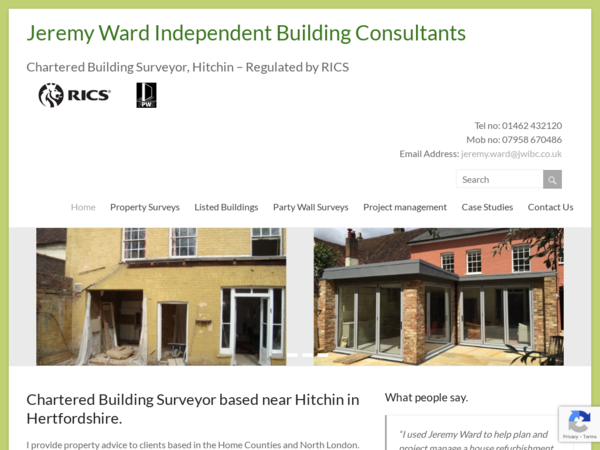 Jeremy Ward Chartered Building Surveyor