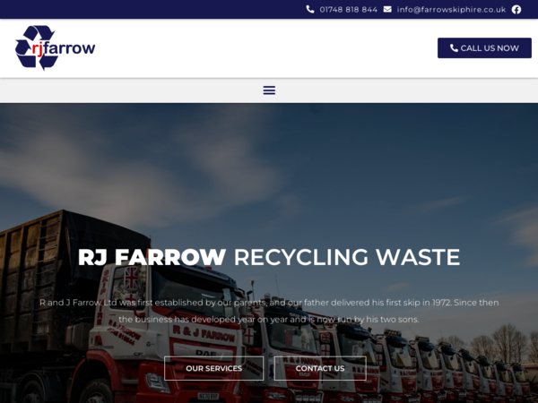 R & J Farrow Skip Hire