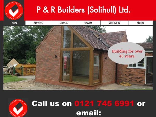 P & R Builders Solihull Ltd