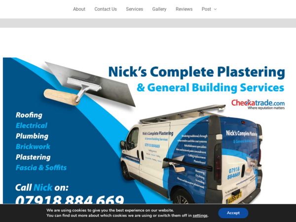 Nick's Complete Plastering & General Building