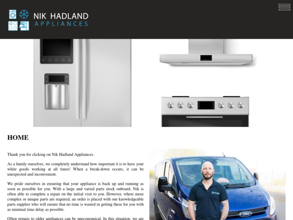 Nik Hadland Appliances