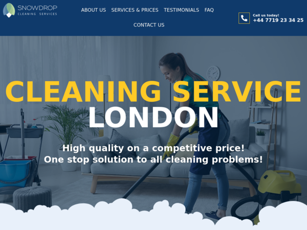 Snowdrop London Cleaning Services