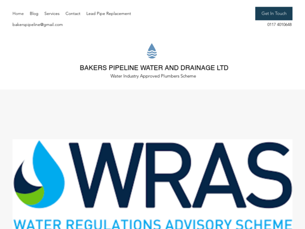 Bakers Pipeline Water and Drainage