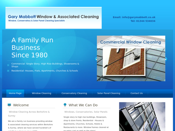 Gary Mabbott Window & Asscociated Cleaning