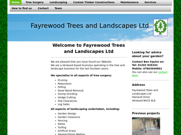 Fayrewood Trees & Landscapes Ltd