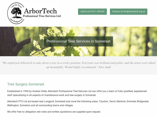 Arbortech Professional Tree Services Ltd