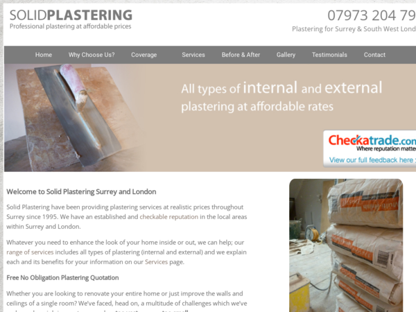 Solid Plastering