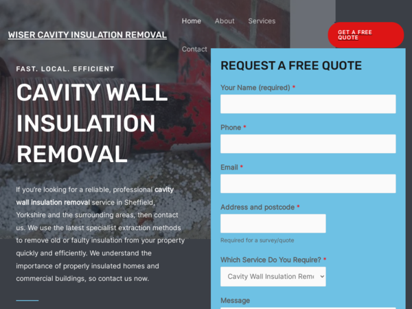 Wiser Cavity Wall Insulation Removal