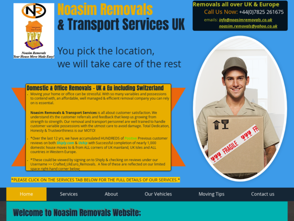 Noasim Removals & Transport Services UK