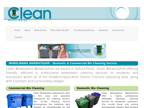 Clean Wheeliebins Warwickshire