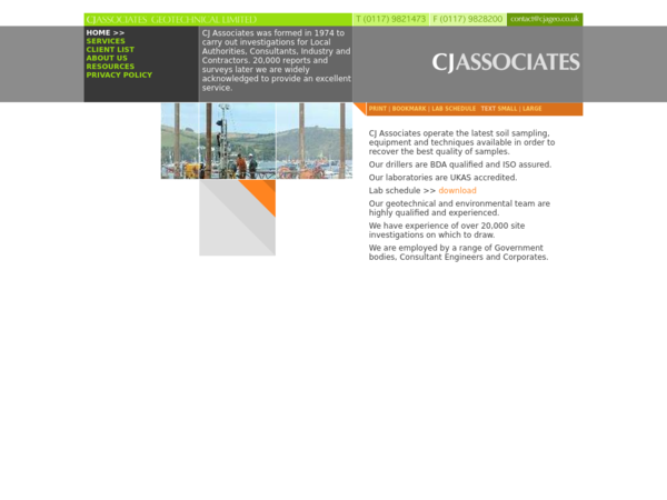 C J Associates Geotechnical Ltd