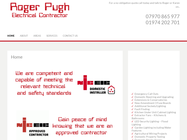 Roger Pugh Electrical Contractor