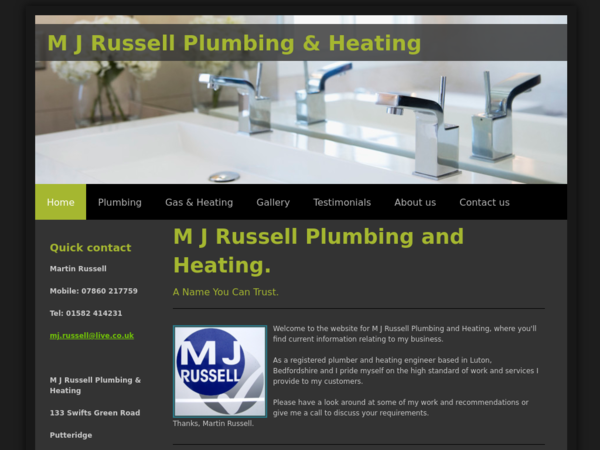 M J Russell Plumbing & Heating