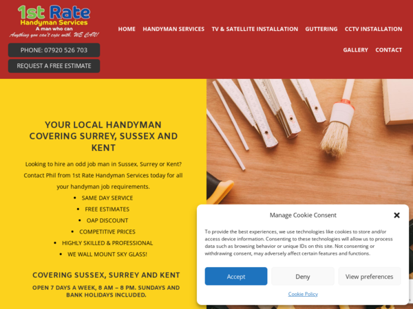 1st Rate Handyman Services