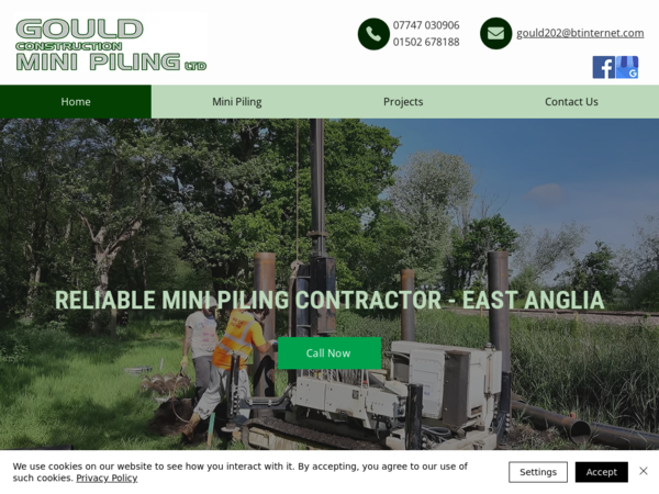 Gould Construction Mini Piling