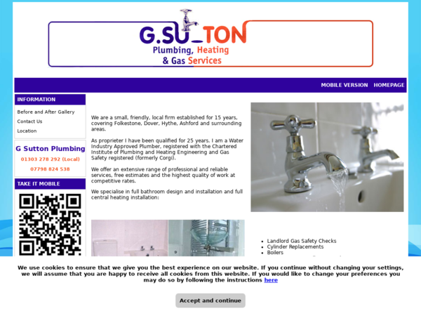 G Sutton Plumbing Heating & Gas Services