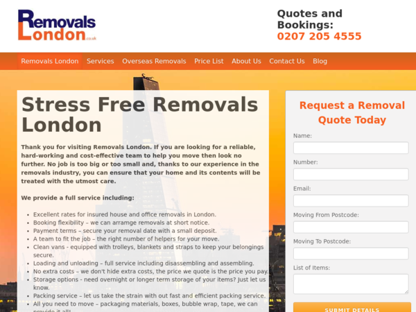 Removals London