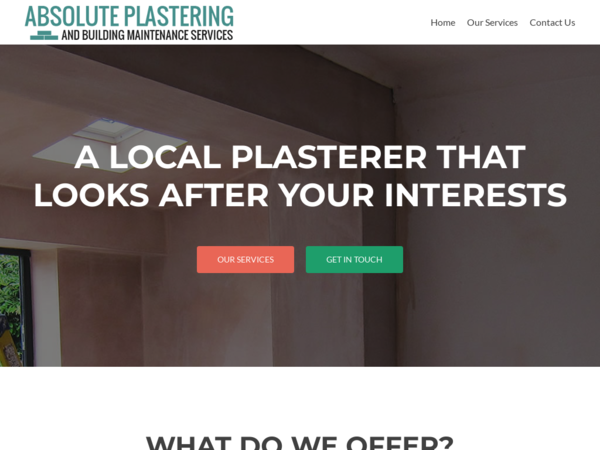 Absolute Plastering & Building Services