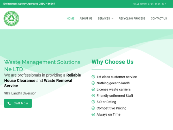 Waste Management Solutions Ne LTD