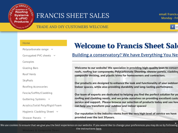 Francis Sheet Sales (Southern) Ltd