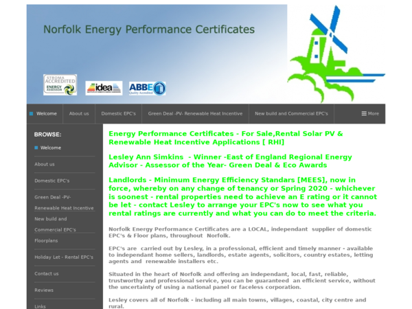 Norfolk Energy Performance Certificates