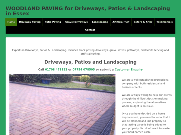 Woodland Paving