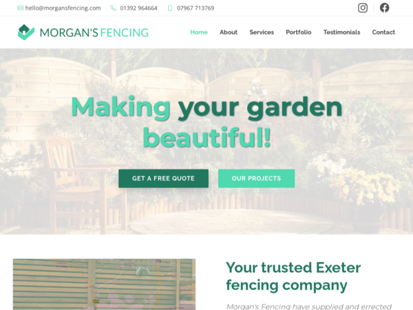 Morgans Fencing Exeter