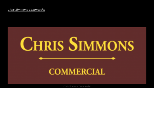 Chris Simmons Commercial