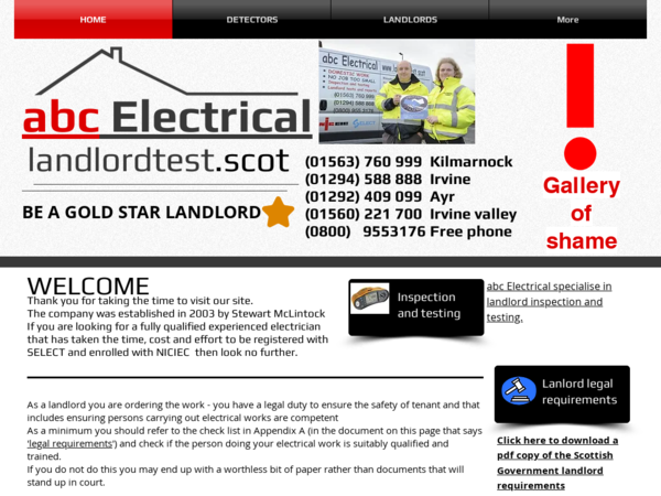 Landlord Electrical Test