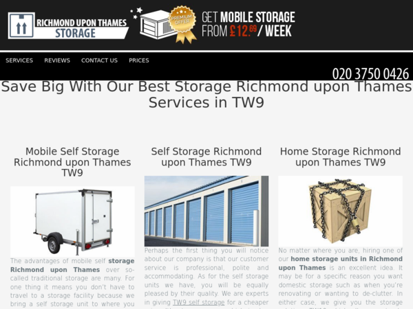 Storage Richmond Upon Thames