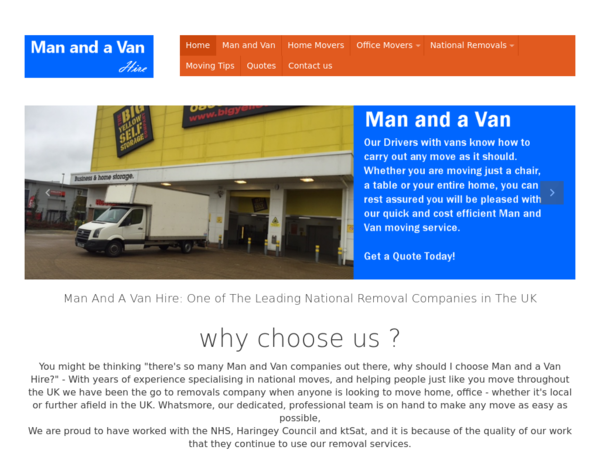 Man and van Hire