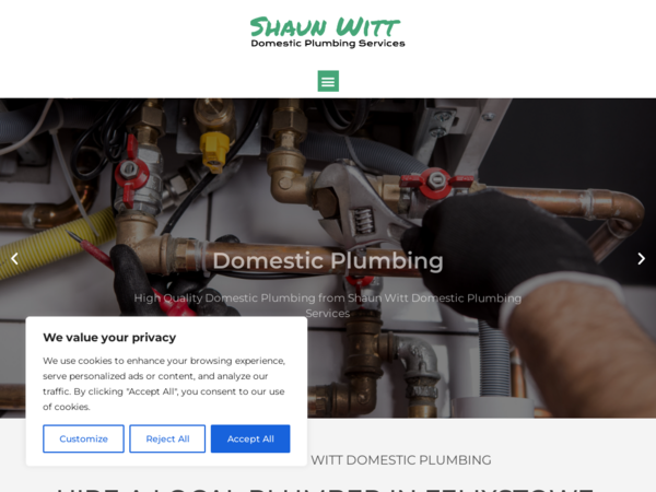 Shaun Witt Domestic Plumbing Services