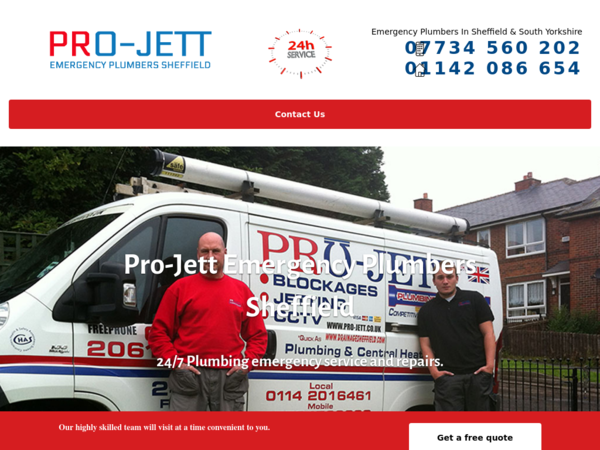 Pro-Jett Emergency Plumbers Sheffield