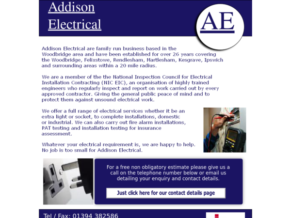 Addison Electrical (Suffolk) Ltd