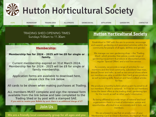 Hutton Horticultural Society